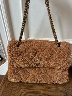 Kurt Geiger London Kensington shoulder bag XXL Teddy Shearling nwot
